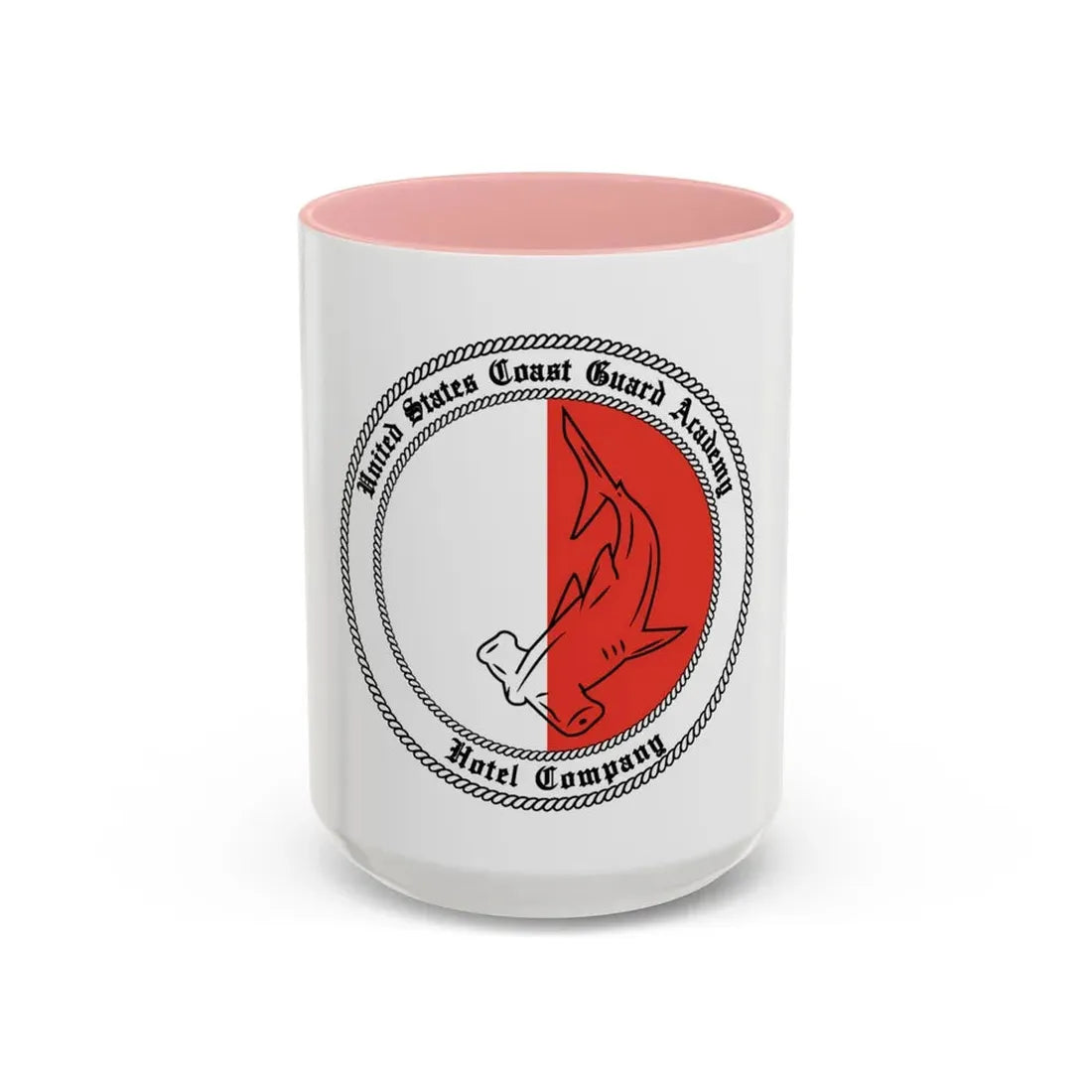 USCGA Hotel Co Hammerhead (U.S. Coast Guard) Accent Coffee Mug 15oz Pink - Go Mug Yourself