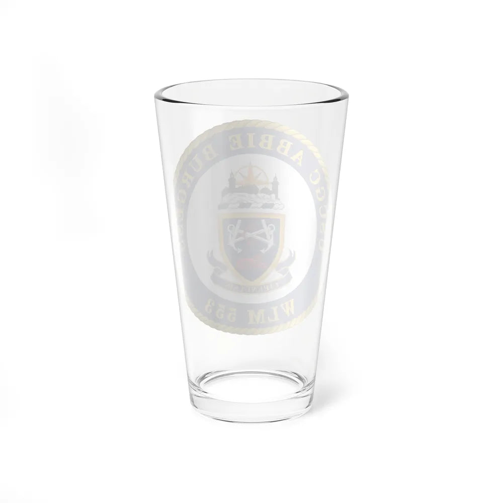 USCGC Abbie Burgess WLM 553 (U.S. Coast Guard) Pint Glass 16oz-Go Mug Yourself