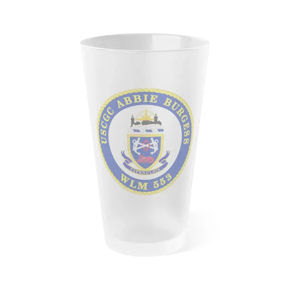 USCGC Abbie Burgess WLM 553 (U.S. Coast Guard) Frosted Pint Glass 16oz Default Title - Go Mug Yourself