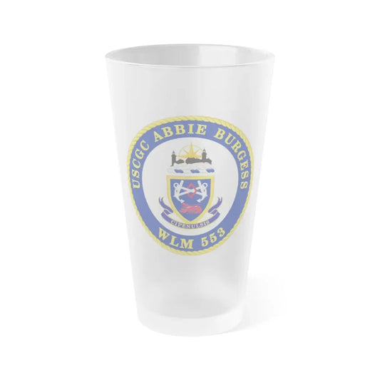 USCGC Abbie Burgess WLM 553 (U.S. Coast Guard) Frosted Pint Glass 16oz Default Title - Go Mug Yourself
