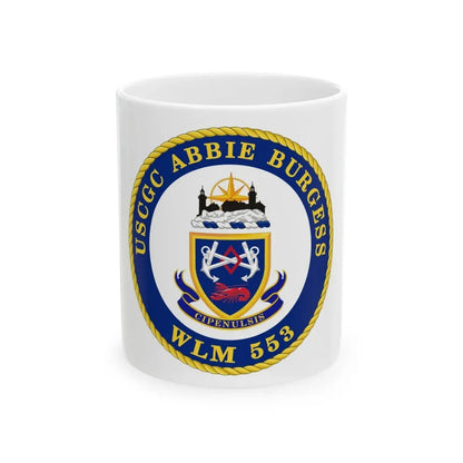 USCGC Abbie Burgess WLM 553 (U.S. Coast Guard) White Coffee Mug 11oz - Go Mug Yourself