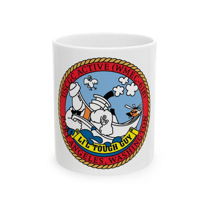 USCGC Active WMEC 618 Little Tough Guy (U.S. Coast Guard) White Coffee Mug-11oz-Go Mug Yourself