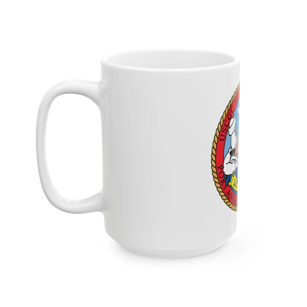 USCGC Active WMEC 618 Little Tough Guy (U.S. Coast Guard) White Coffee Mug-Go Mug Yourself