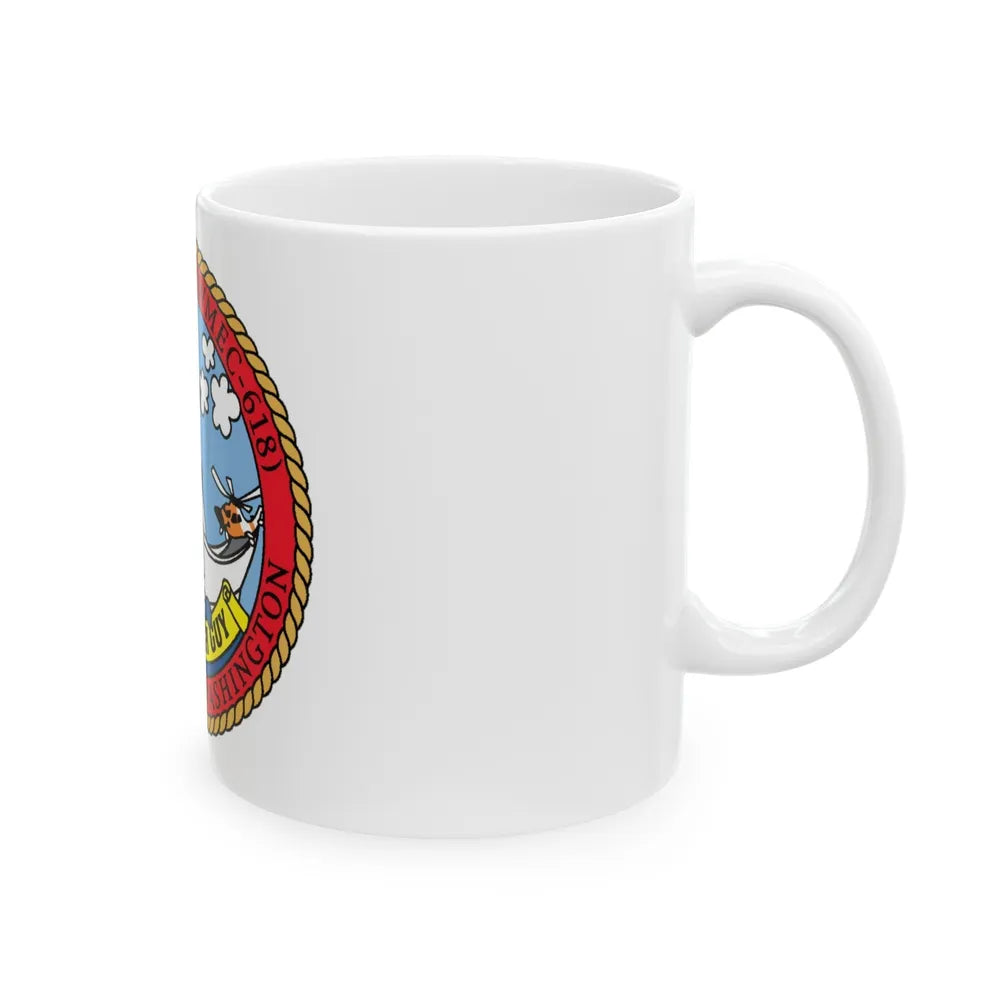 USCGC Active WMEC 618 Little Tough Guy (U.S. Coast Guard) White Coffee Mug-Go Mug Yourself