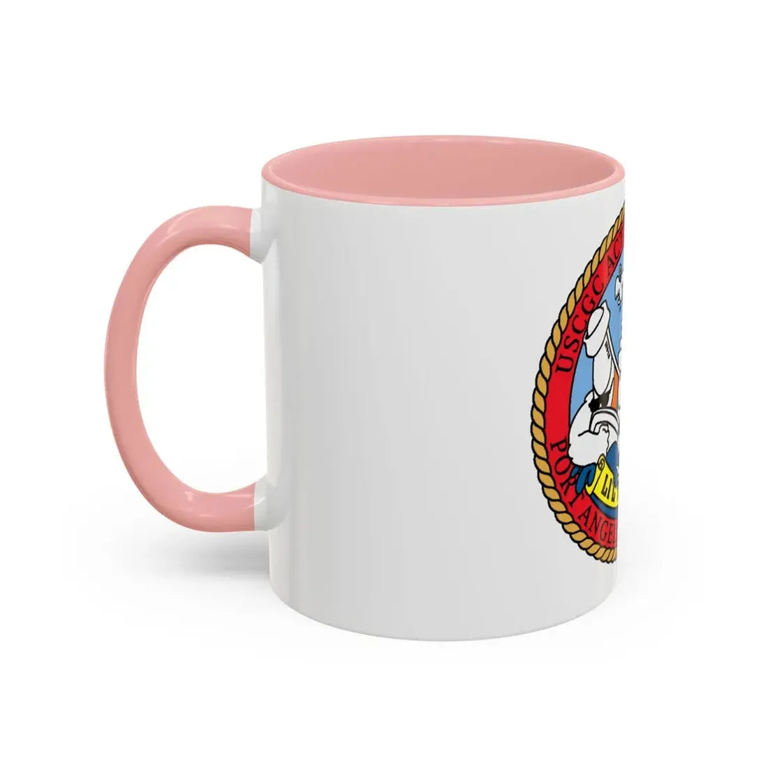USCGC Active WMEC 618 Little Tough Guy (U.S. Coast Guard) Accent Coffee Mug - Go Mug Yourself