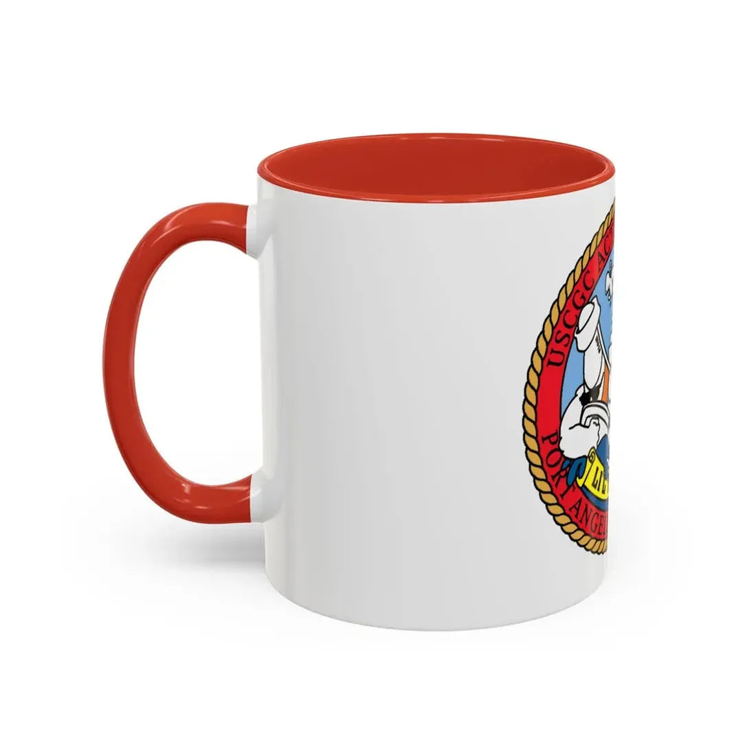 USCGC Active WMEC 618 Little Tough Guy (U.S. Coast Guard) Accent Coffee Mug - Go Mug Yourself