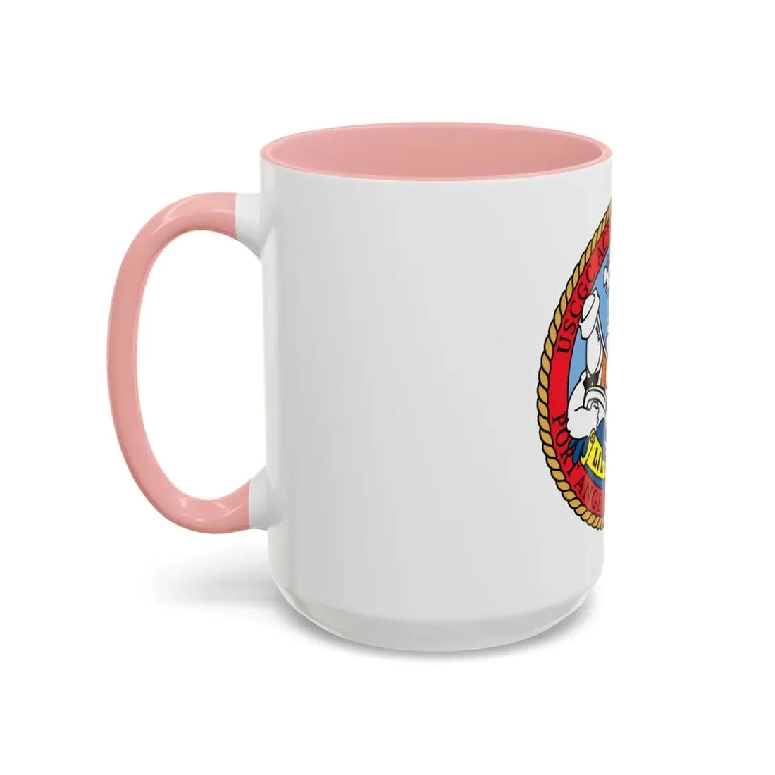 USCGC Active WMEC 618 Little Tough Guy (U.S. Coast Guard) Accent Coffee Mug - Go Mug Yourself