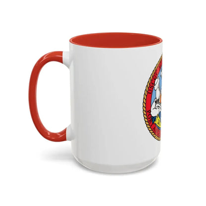 USCGC Active WMEC 618 Little Tough Guy (U.S. Coast Guard) Accent Coffee Mug - Go Mug Yourself