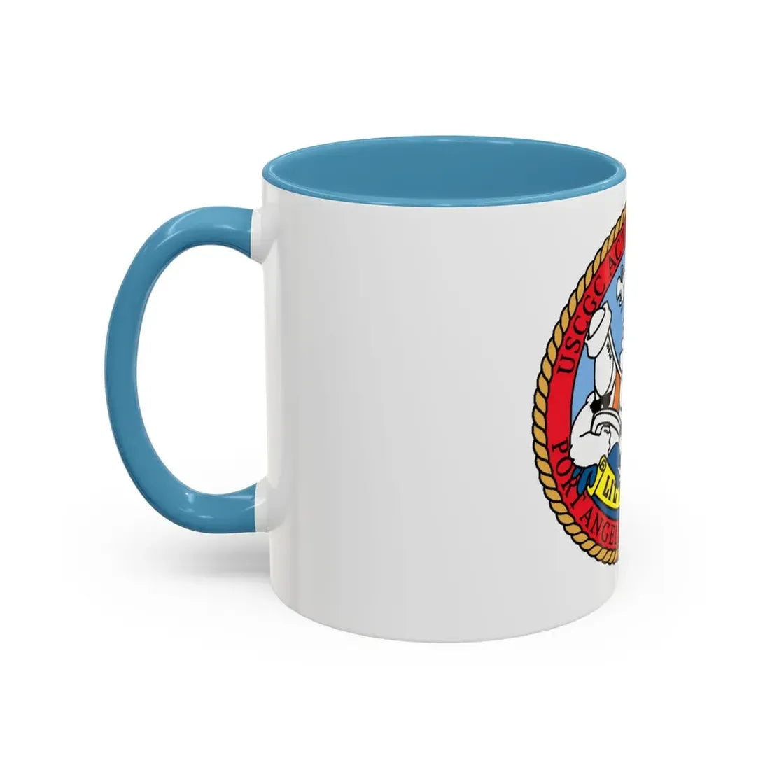 USCGC Active WMEC 618 Little Tough Guy (U.S. Coast Guard) Accent Coffee Mug - Go Mug Yourself