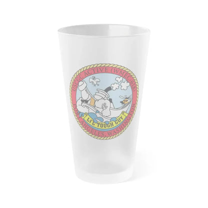 USCGC Active WMEC 618 Little Tough Guy (U.S. Coast Guard) Frosted Pint Glass 16oz Default Title - Go Mug Yourself