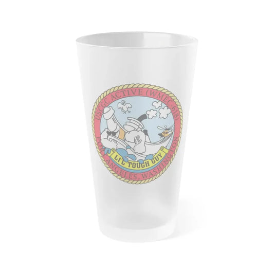 USCGC Active WMEC 618 Little Tough Guy (U.S. Coast Guard) Frosted Pint Glass 16oz Default Title - Go Mug Yourself