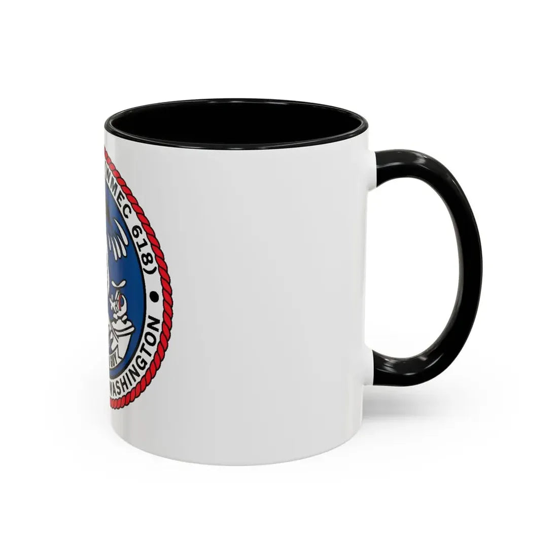 USCGC Active WMEC 618 Port Angeles WA (U.S. Coast Guard) Accent Coffee Mug - Go Mug Yourself