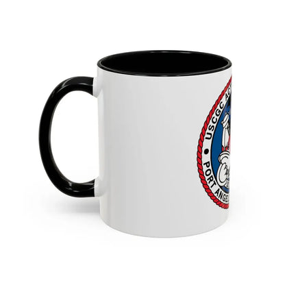USCGC Active WMEC 618 Port Angeles WA (U.S. Coast Guard) Accent Coffee Mug - Go Mug Yourself