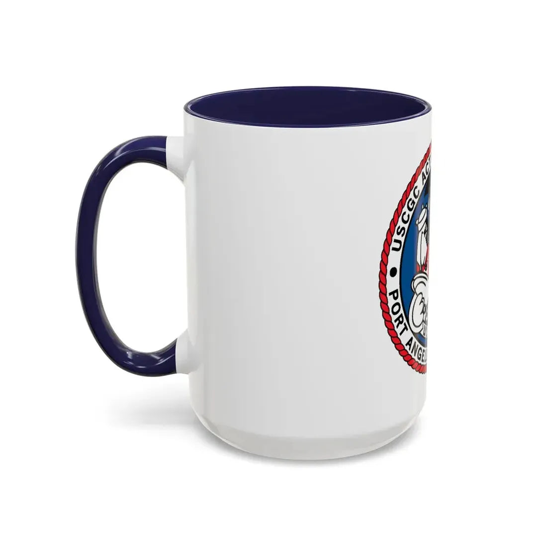 USCGC Active WMEC 618 Port Angeles WA (U.S. Coast Guard) Accent Coffee Mug - Go Mug Yourself