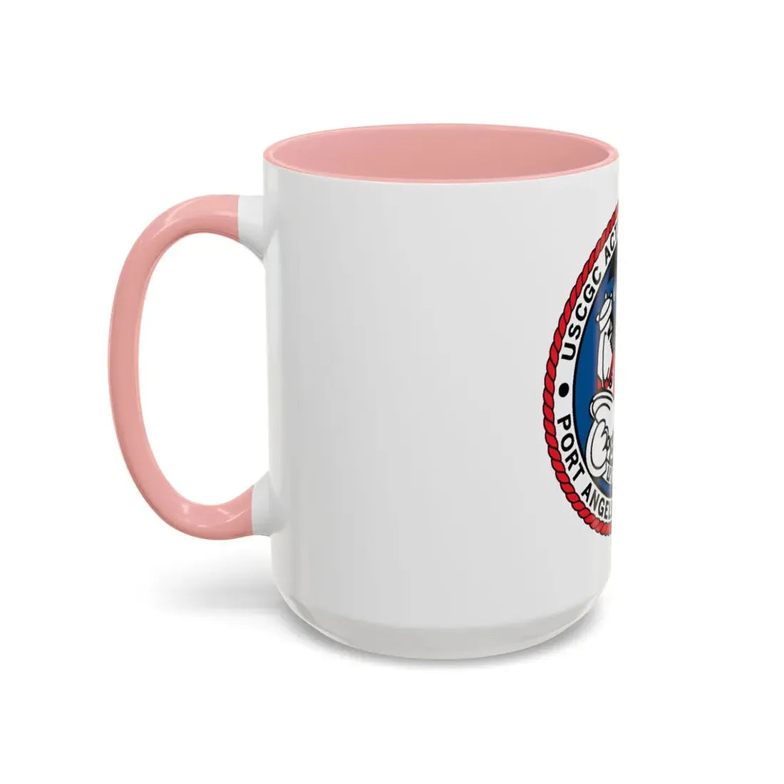 USCGC Active WMEC 618 Port Angeles WA (U.S. Coast Guard) Accent Coffee Mug - Go Mug Yourself