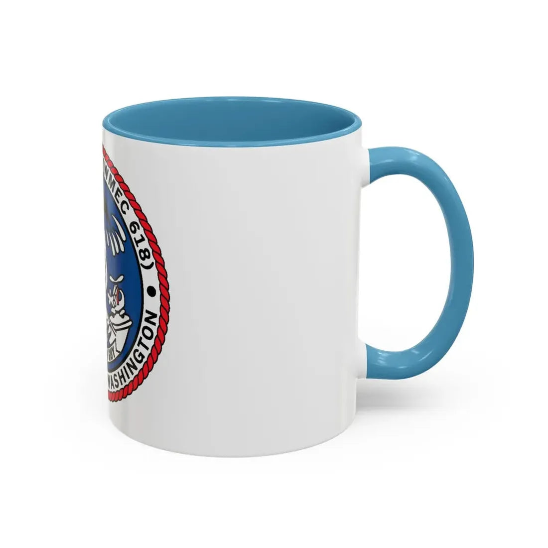 USCGC Active WMEC 618 Port Angeles WA (U.S. Coast Guard) Accent Coffee Mug - Go Mug Yourself