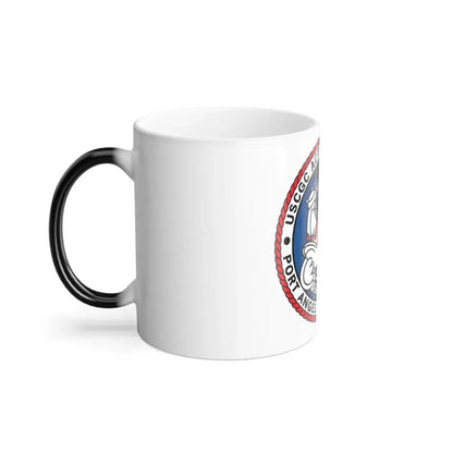 USCGC Active WMEC 618 Port Angeles WA (U.S. Coast Guard) Color Changing Coffee Mug - Go Mug Yourself