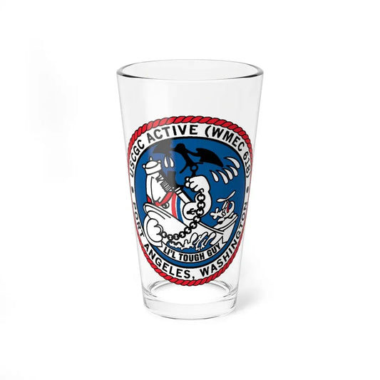 USCGC Active WMEC 618 Port Angeles WA (U.S. Coast Guard) Pint Glass 16oz 16oz - Go Mug Yourself