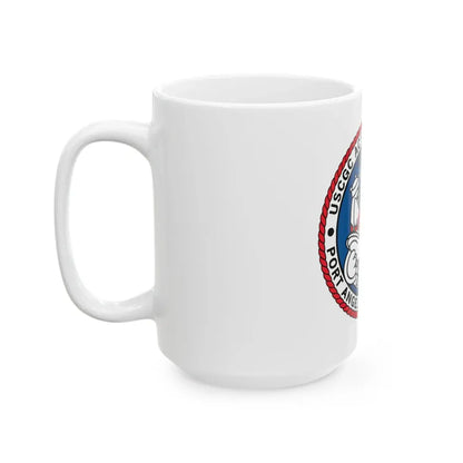 USCGC Active WMEC 618 Port Angeles WA (U.S. Coast Guard) White Coffee Mug - Go Mug Yourself