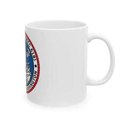 USCGC Active WMEC 618 Port Angeles WA (U.S. Coast Guard) White Coffee Mug - Go Mug Yourself