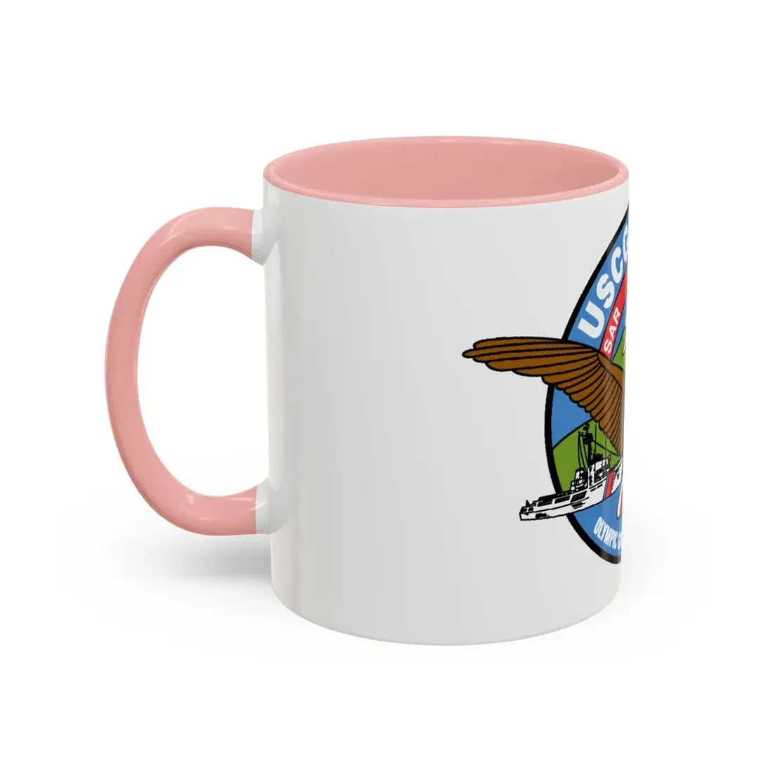 USCGC Active WMEC 618 (U.S. Coast Guard) Accent Coffee Mug - Go Mug Yourself