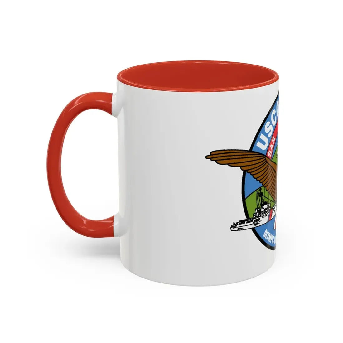 USCGC Active WMEC 618 (U.S. Coast Guard) Accent Coffee Mug - Go Mug Yourself