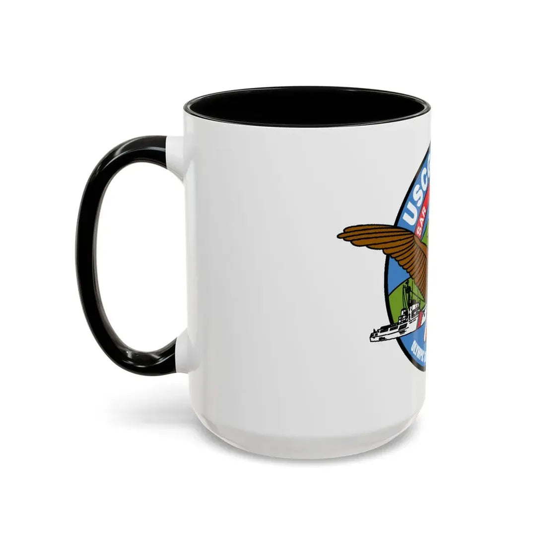 USCGC Active WMEC 618 (U.S. Coast Guard) Accent Coffee Mug - Go Mug Yourself