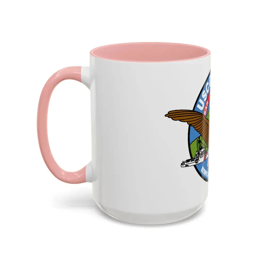 USCGC Active WMEC 618 (U.S. Coast Guard) Accent Coffee Mug - Go Mug Yourself