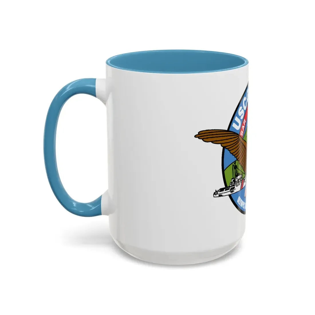 USCGC Active WMEC 618 (U.S. Coast Guard) Accent Coffee Mug - Go Mug Yourself