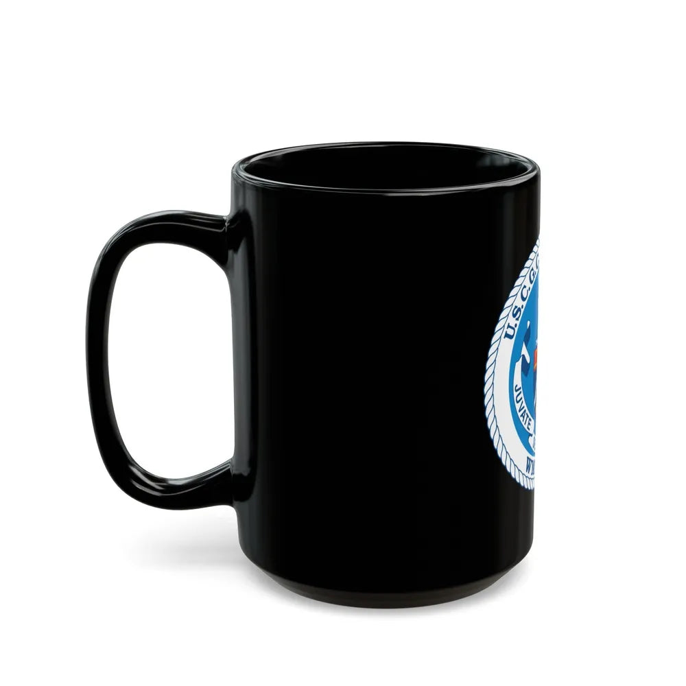 USCGC Acushnet WMEC 167 (U.S. Coast Guard) Black Coffee Mug-Go Mug Yourself