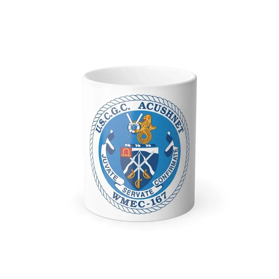 USCGC Acushnet WMEC 167 (U.S. Coast Guard) Color Changing Coffee Mug 11oz - Go Mug Yourself