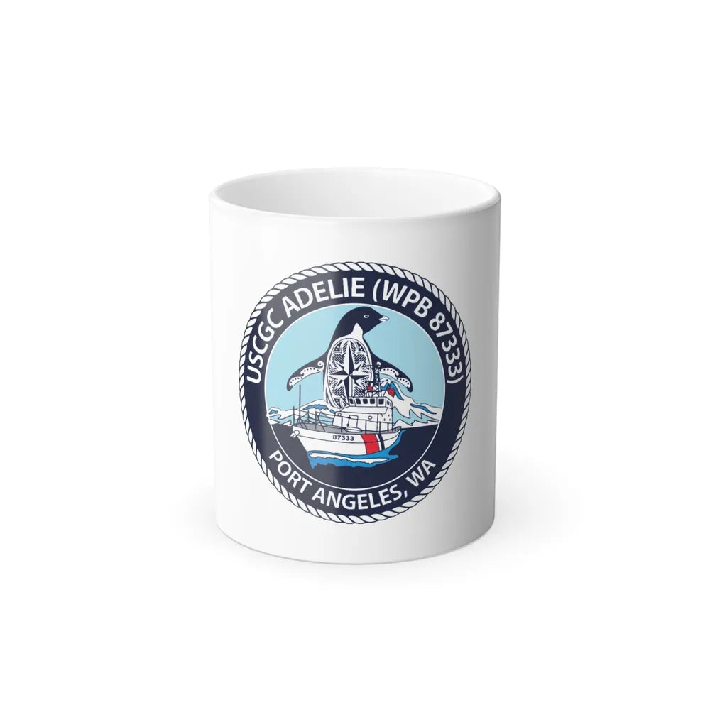 USCGC Adelie (U.S. Coast Guard) Color Changing Mug 11oz-11oz-Go Mug Yourself