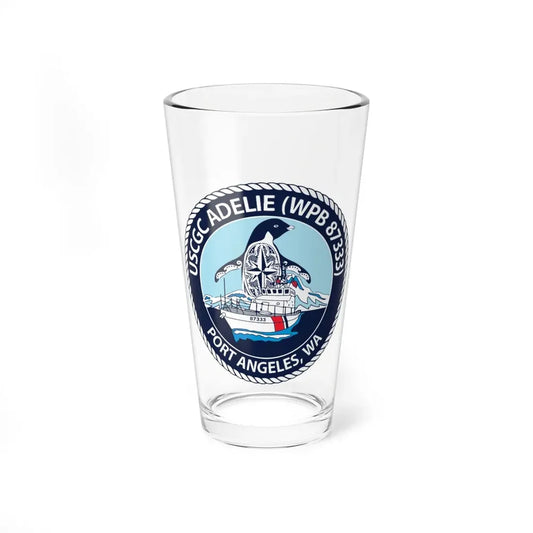 USCGC Adelie (U.S. Coast Guard) Pint Glass 16oz 16oz - Go Mug Yourself
