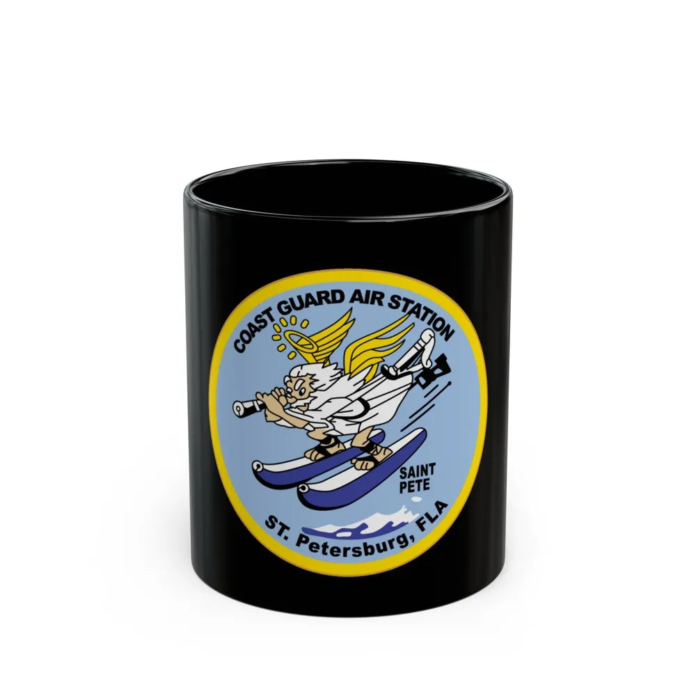 USCGC Air Station St Petersburg FLA (U.S. Coast Guard) Black Coffee Mug-11oz-Go Mug Yourself