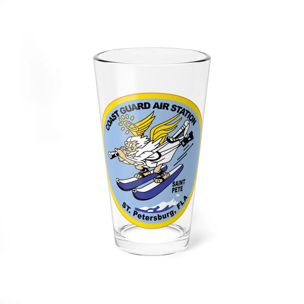 USCGC Air Station St Petersburg FLA (U.S. Coast Guard) Pint Glass 16oz-16oz-Go Mug Yourself