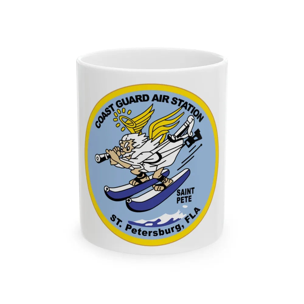 USCGC Air Station St Petersburg FLA (U.S. Coast Guard) White Coffee Mug-11oz-Go Mug Yourself