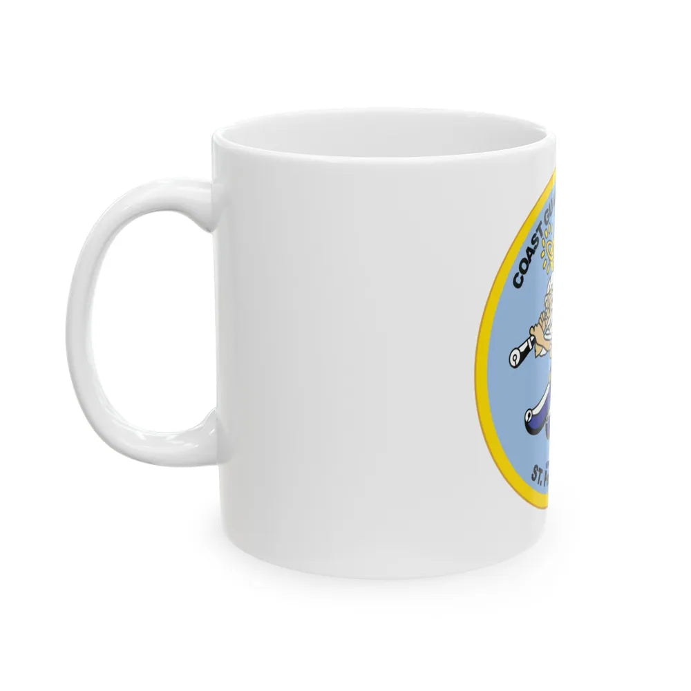 USCGC Air Station St Petersburg FLA (U.S. Coast Guard) White Coffee Mug-Go Mug Yourself