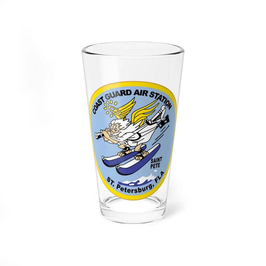 USCGC Air Station St Petersburg FLA (U.S. Coast Guard) Pint Glass 16oz 16oz - Go Mug Yourself