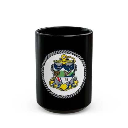 USCGC Alex Haley 39 (U.S. Coast Guard) Black Coffee Mug-15oz-Go Mug Yourself