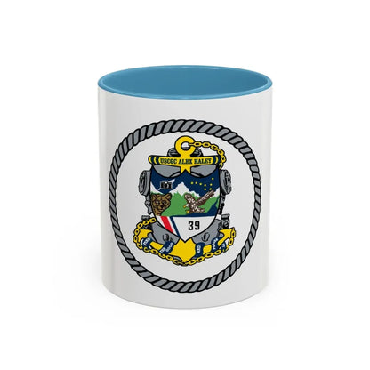 USCGC Alex Haley 39 (U.S. Coast Guard) Accent Coffee Mug 11oz Light Blue - Go Mug Yourself