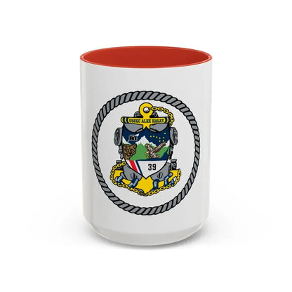 USCGC Alex Haley 39 (U.S. Coast Guard) Accent Coffee Mug 15oz Red - Go Mug Yourself
