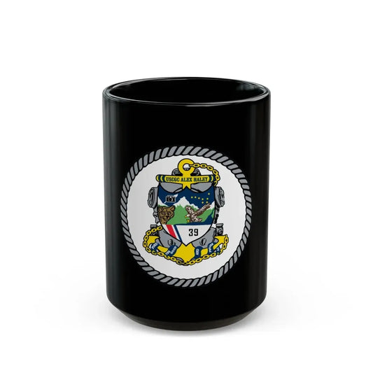 USCGC Alex Haley 39 (U.S. Coast Guard) Black Coffee Mug 15oz - Go Mug Yourself