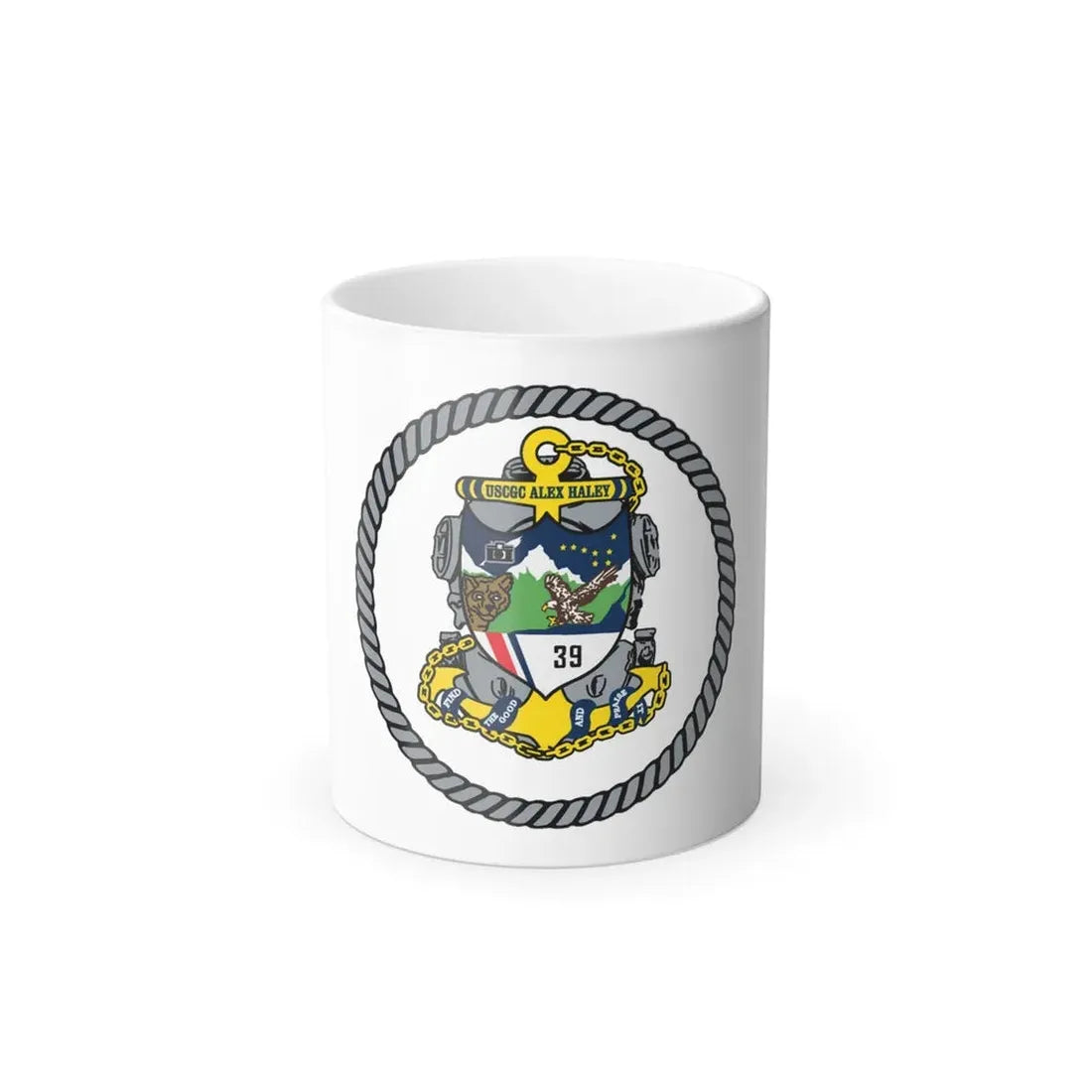 USCGC Alex Haley 39 (U.S. Coast Guard) Color Changing Coffee Mug 11oz - Go Mug Yourself