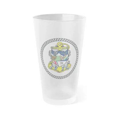 USCGC Alex Haley 39 (U.S. Coast Guard) Frosted Pint Glass 16oz Default Title - Go Mug Yourself