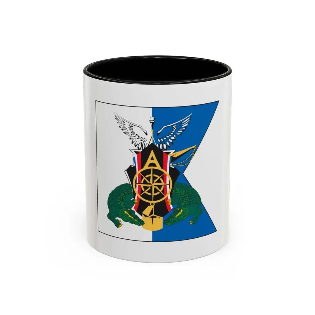 USCGC Alfa Crest (U.S. Coast Guard) Accent Coffee Mug 11oz Black - Go Mug Yourself