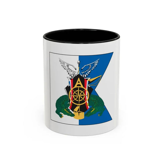 USCGC Alfa Crest (U.S. Coast Guard) Accent Coffee Mug 11oz Black - Go Mug Yourself