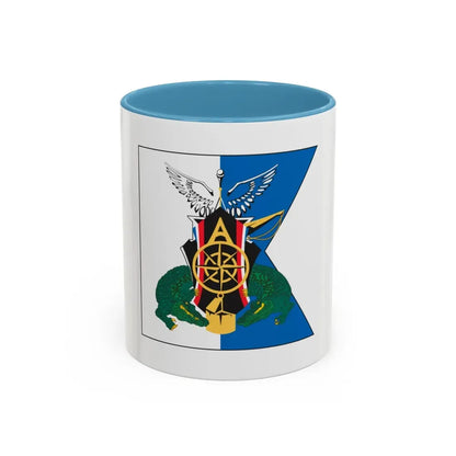 USCGC Alfa Crest (U.S. Coast Guard) Accent Coffee Mug 11oz Light Blue - Go Mug Yourself