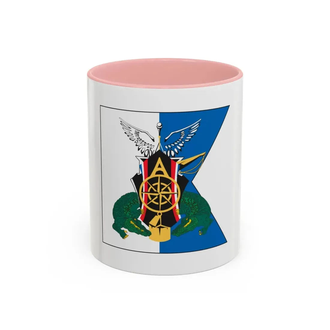 USCGC Alfa Crest (U.S. Coast Guard) Accent Coffee Mug 11oz Pink - Go Mug Yourself