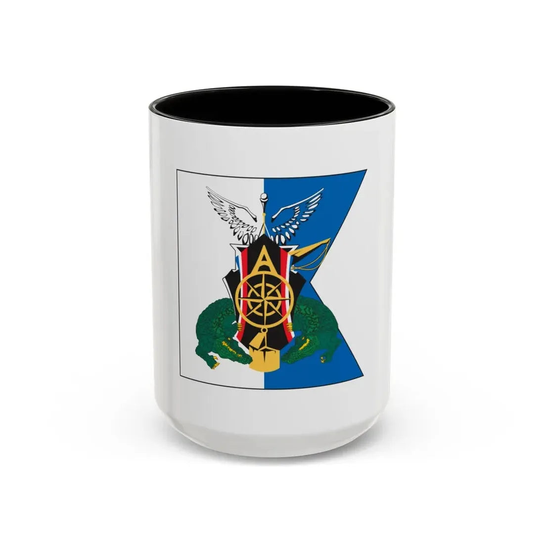 USCGC Alfa Crest (U.S. Coast Guard) Accent Coffee Mug 15oz Black - Go Mug Yourself