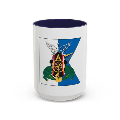 USCGC Alfa Crest (U.S. Coast Guard) Accent Coffee Mug 15oz Navy - Go Mug Yourself
